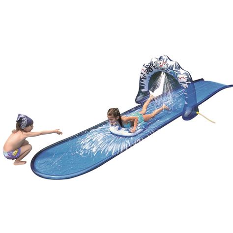 Buy Slip and Slide Waterslide - Icebreaker Water Slide with Racing Raft ...