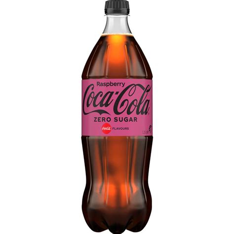 Coca - Cola Zero Sugar Raspberry Soft Drink Bottle 1.25l | Woolworths