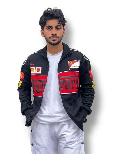 Black Ferrari Jacket Premium Turbo Racer Jacket – DWNTWN