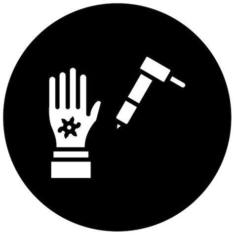 Vector design tattoo addiction icon style | Premium Vector