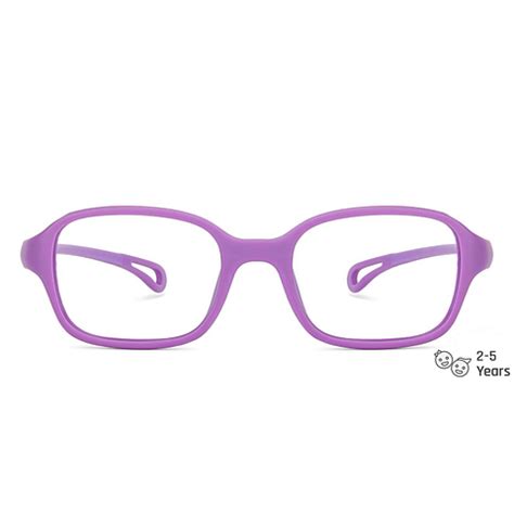 Buy Blue-Block Kids Computer Glasses: Matte Purple Full Rim Square Kids ...