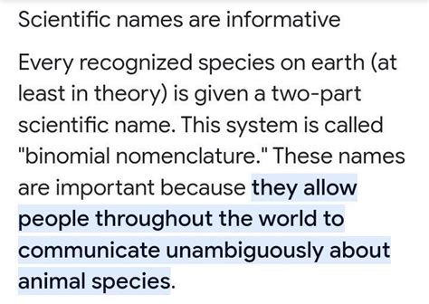 )Why scientific naming is necessary? - Brainly.in