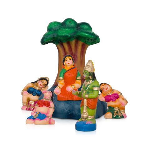 Giri - Kanaiyazhi Set | Clay Statue | Golu Bommai