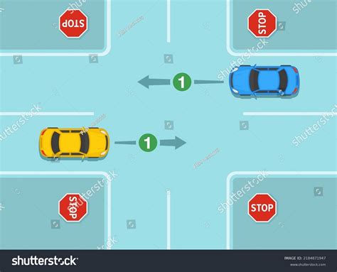 4 Way Stop Intersection