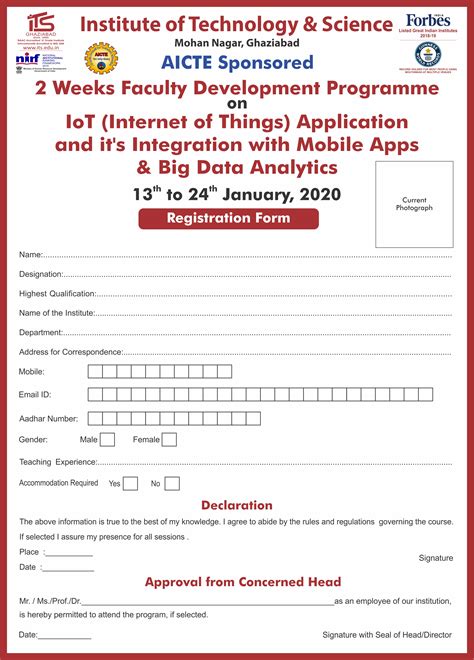 Two Weeks AICTE Sponsored FDP on IoT and Big Data Analytics | Its pg