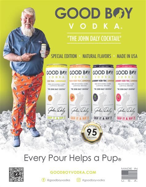 Our premium hand-crafted Good Boy Vodka Seltzer and John Daly Cocktail ...
