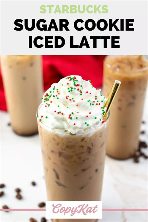 Starbucks iced sugar cookie latte – Artofit