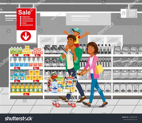 Go to the Supermarket Cartoon 的图像结果