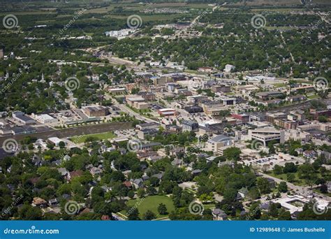 Janesville Wisconsin stock photo. Image of town, small - 12989648