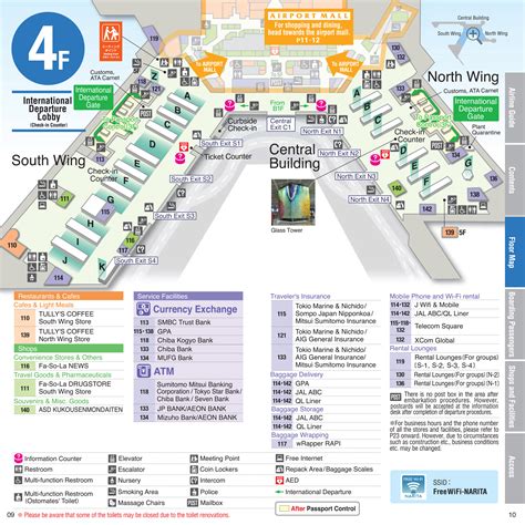 Narita Airport Map (NRT) - Printable Terminal Maps, Shops, Food, Restaurants Maps | Tripindicator