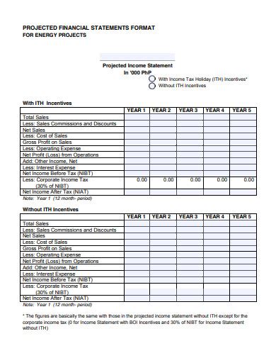 Image result for Projected Income Statement Graphic Design