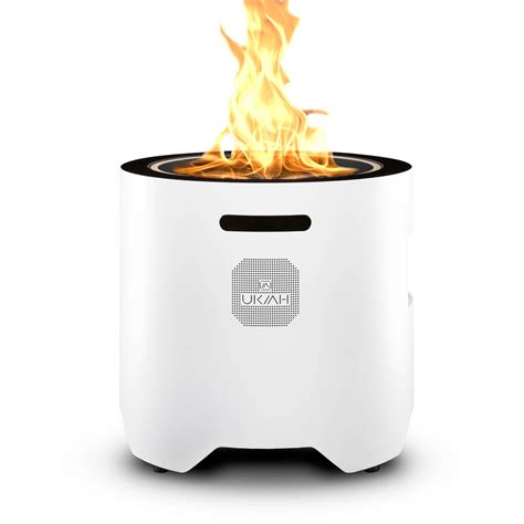 Ukiah Voyager Portable Marine Grade Fire Pit with Beat to Music ...