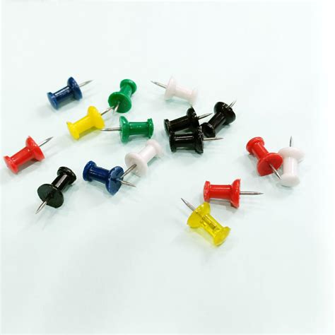 ALKOSIGN Multi-Color Push Pins (Pack of 24) Map Pins, Colorful Thumb ...