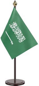 The Flag Company Saudi Arabia Table Flag With Black Acrylic Base ...