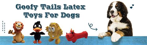 Buy Goofy Tails Latex Dog Toys| Non Toxic Latex Squeaky Toy for Dogs ...