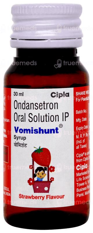 Vomishunt Strawberry Flavour Solution 30ml: Uses, Side Effects, Price ...