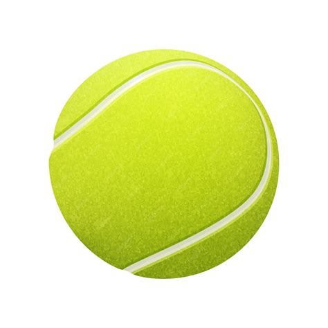 Premium Vector | Single tennis ball on white background.
