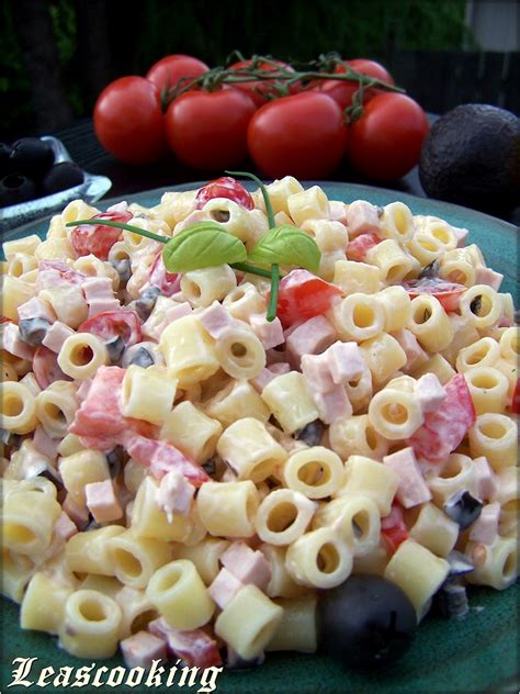 Lea's Cooking: Creamy Ditalini Macaroni Salad