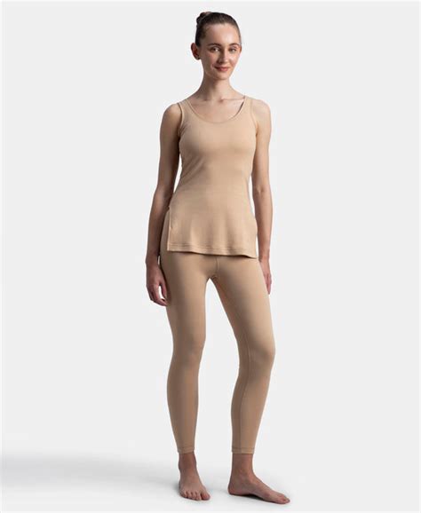 Buy Super Combed Cotton Rich Brushed Fabric Thermal Tank Top with ...
