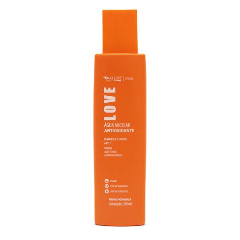 Água Micelar Antioxidante Max Love 290ml Max Love
