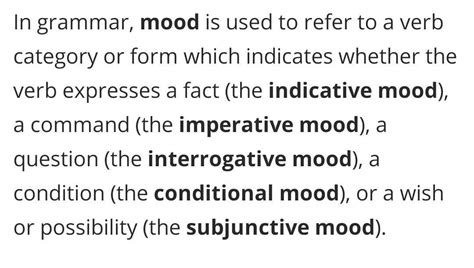 Identify the underlined verb is in Indicative, Imperative or ...