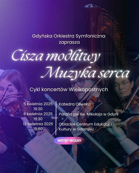 CISZA MODLITWY MUZYKA SERCA, Oblackie Centrum Edukacji i Kultury ...