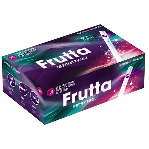 Filter Cigarette Tubes Box(100 count) Frutta Capsule Click Flavoured T