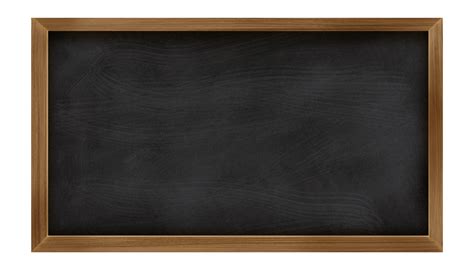 realistic blackboard with wood frame 32752408 PNG