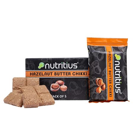 Nutritius Hazelnut Butter Chikki, 1250 g, Brown : Amazon.in: Grocery ...