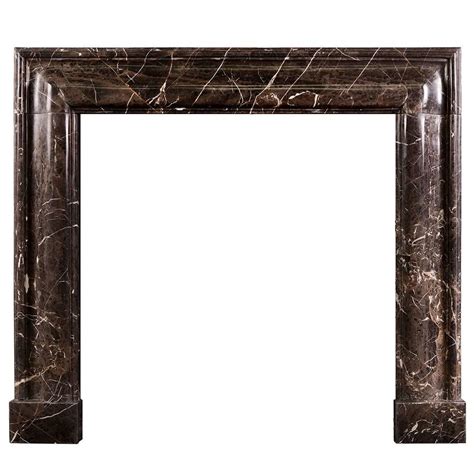Large Breche Marble Bolection Fireplace Mantel at 1stDibs