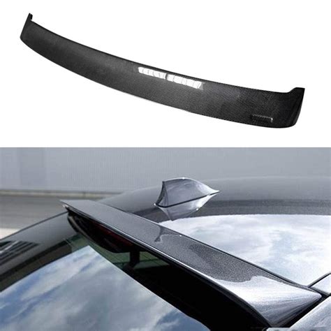 Mosion Auto Carbon Fiber Rear Trunk Window Roof Spoiler Wing for BMW ...
