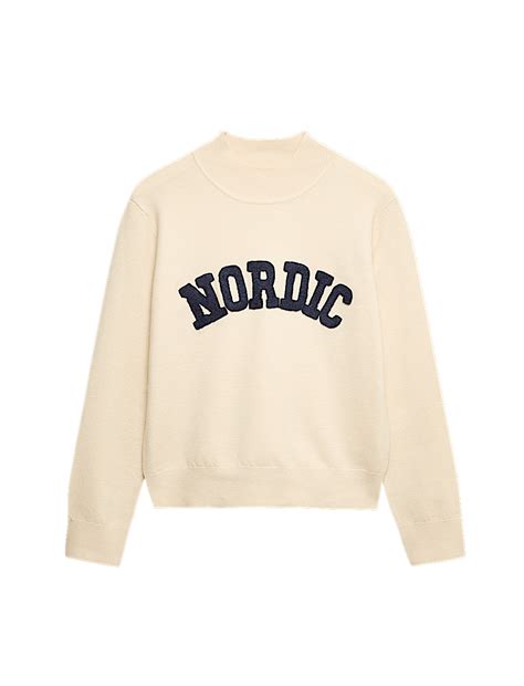 Buy Slogan Funnel Neck Jumper at Marks & Spencer