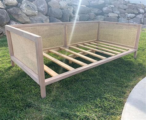 DIY Cane Daybed for $150. What do you think? (Swipe to see the inspo picture from CB2 that is ...