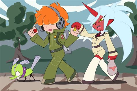 panty, kneesocks, brief, and chuck (panty & stocking with garterbelt ...