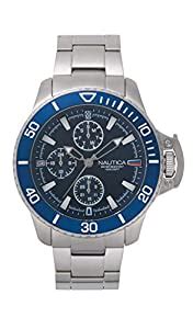 NAUTICA Analog Silver Dial Men's Watch-NAPBYS006 : Nautica: Amazon.in ...