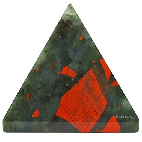 African Bloodstone Crystal Pyramid - Premium Feng Shui Reiki Healing ...