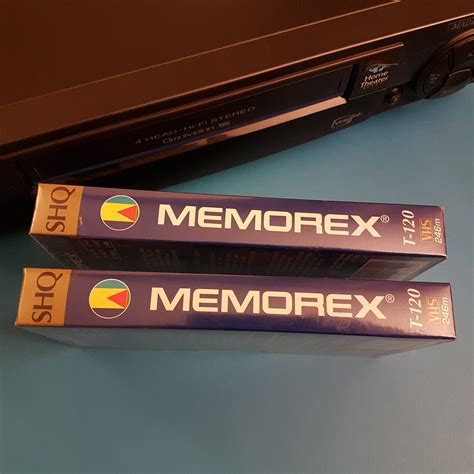 Memorex SHQ T-120 Blank VHS Video Cassette Lot of 2 Super High - Etsy