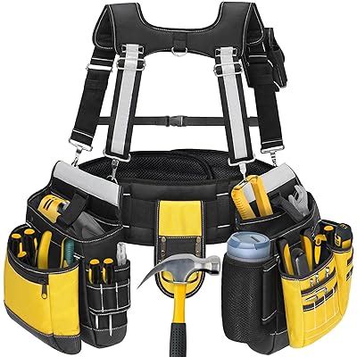 TooCust Heavy Duty Tool Belt with Harness and Suspenders – India | Ubuy