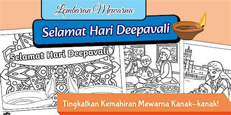 Aktiviti Mewarna Hari Deepavali