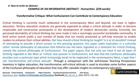 Image result for Informative Abstract