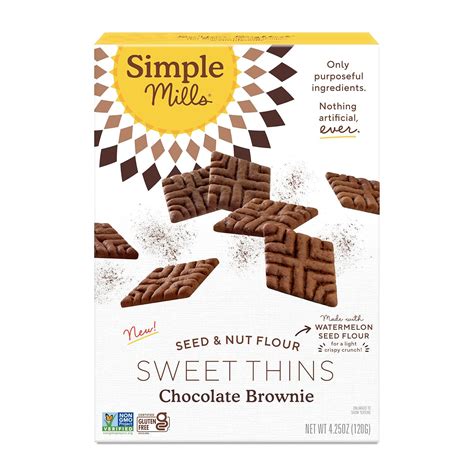 Amazon.com : Simple Mills Chocolate Brownie Seed & Nut Flour Sweet ...