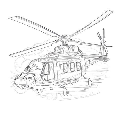 Helicopter Coloring Pages To Color Helicopter Coloring Page | Coloring