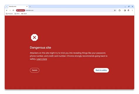 Safe Browsing 的图像结果
