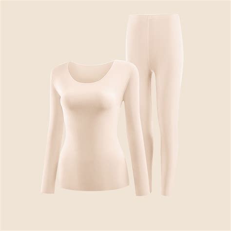 BLTIBY Thermal Underwear Set for Women Long Johns Soft Warm Winter ...