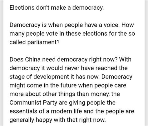China is a non democratic government country despite holding election ...