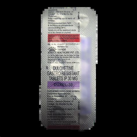 DUXEL 30MG TABLET 10'S Price, Uses, Side Effects & Substitutes | Medkart
