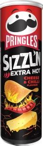Pringles Sizzling Extra Hot Cheese & Chilli Potato Chips Imported Chips ...