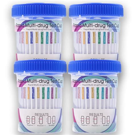 THC Test 14 Panel 4 pack Kit - QuickScreen Cup Drug, | Ubuy India