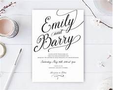 Simple And Wedding Invitations by Simple Wedding Invitations Lemonwedding Simple And Wedding Invitations