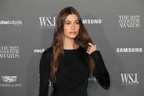 Hailey Bieber Wears a Sheer Mirror Palais Dress on Instagram | POPSUGAR Fashion